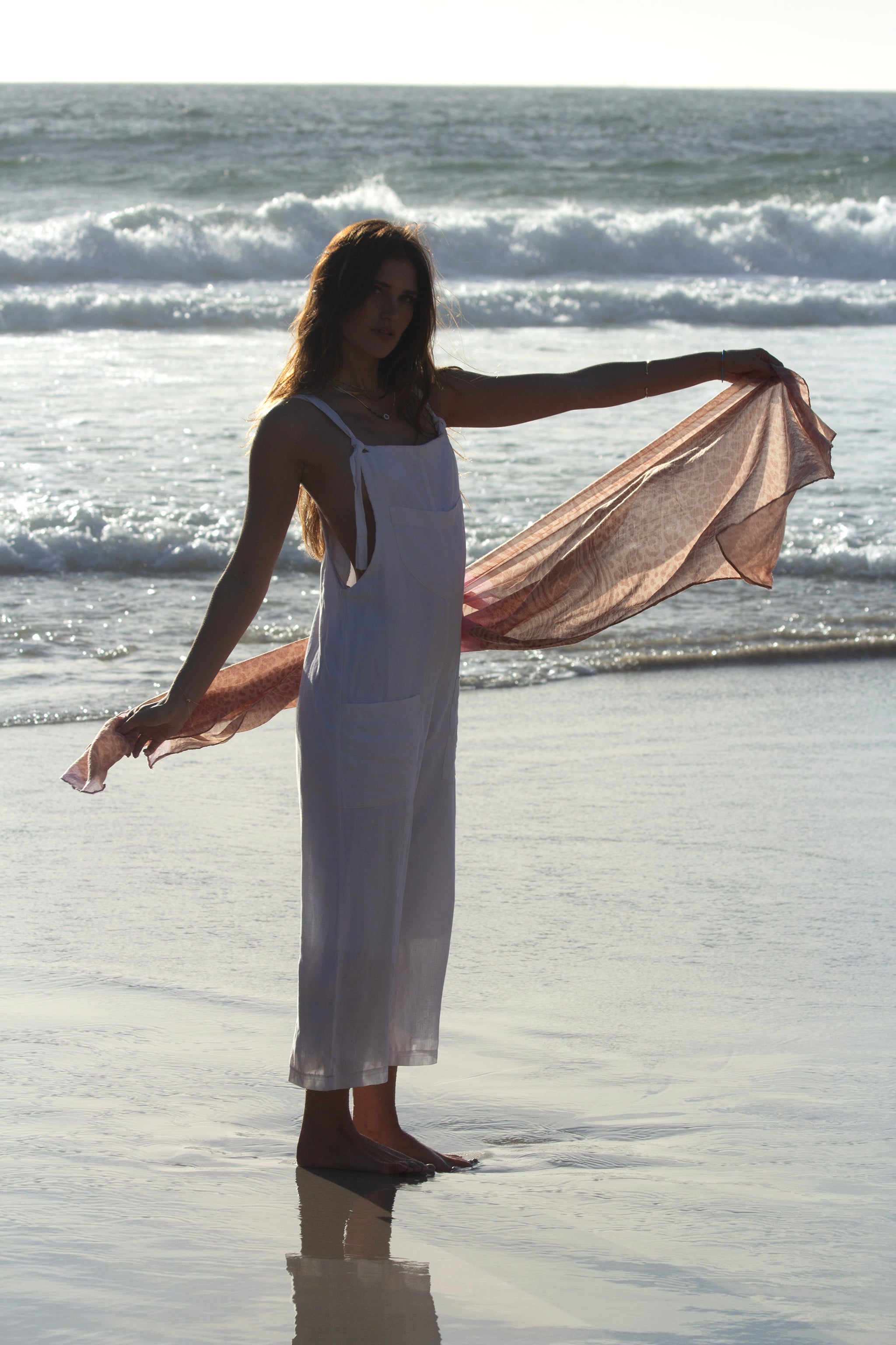 Linen Luxe Dungaree  Sweet Peas Handmade